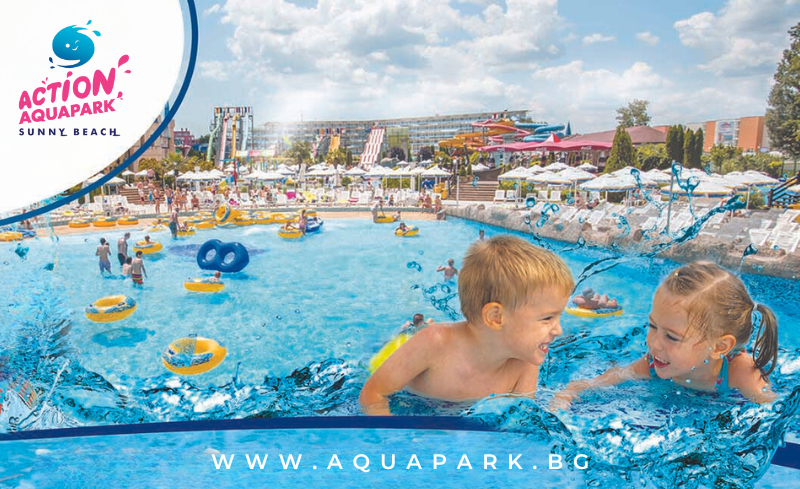 aqua park Sunny Beach action