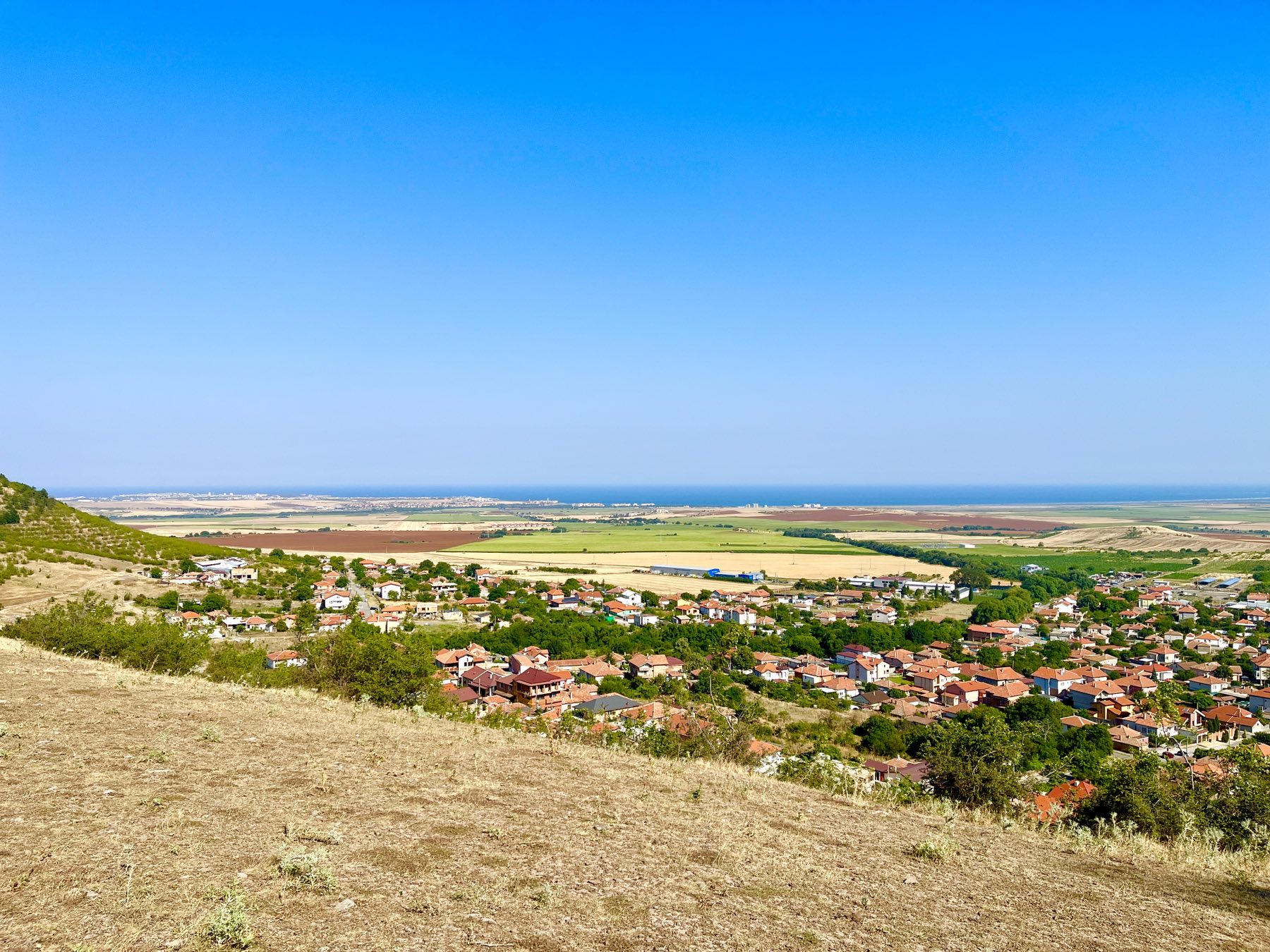 panorama view Sunny Beach Pomorie Burgas